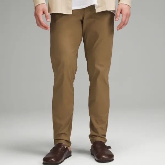 Lululemon Commission Slim-Fit Pant, 32x30 Artifact/Brown/Khaki, Like New - Picture 1 of 4
